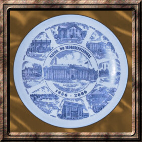 Front of Commemorative Plate