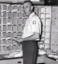 Fred Llewellyn Working At The Post Office
