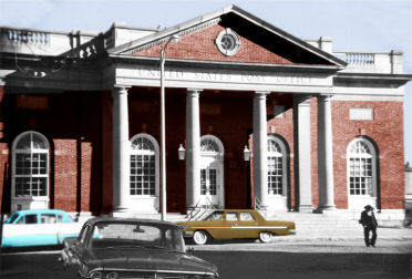 The Macon United States Post Office, circa ~ 1963 - Photo Courtesy of Margaret I. Waller