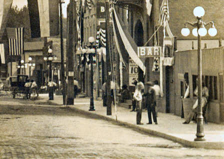 Rubey Street Looking North - August 22, 1911 - Photo Courtesy of Billy Franke