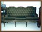 Antique Green Velvet Couch