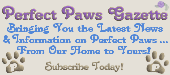 Subscribe to the Pet Paws Gazette!